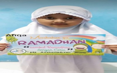 Hasil Karya Siswa - Siswi MI Asshomadiyah Menyambut Bulan Ramadhan 1442 H
