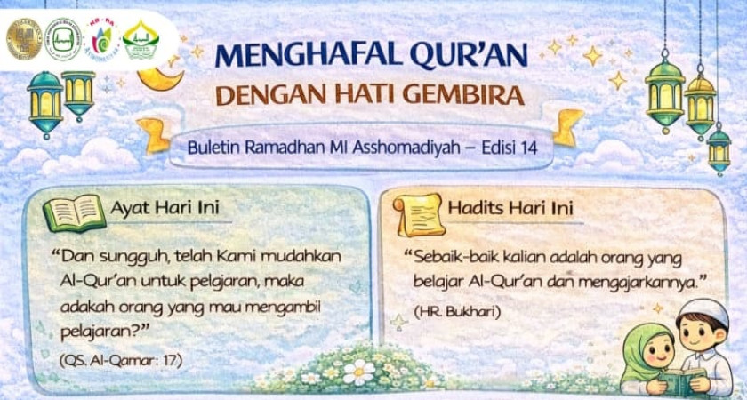 Buletin Ramadhan MI Asshomadiyah 1447 H/2026 M Edisi 14