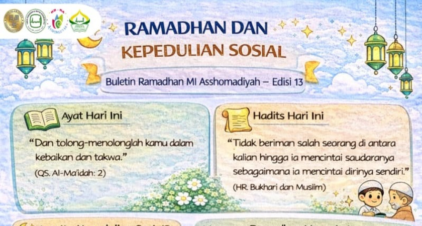 Buletin Ramadhan MI Asshomadiyah 1447 H/2026 M Edisi 13