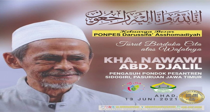 Innalillahi, KH Nawawi Abdul Djalil Pesantren Sidogiri Wafat