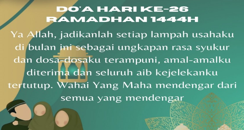 Doa Hari ke-26 Ramadhan