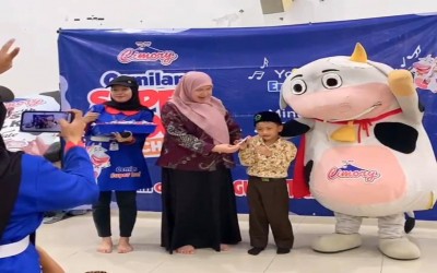 Keceriaan Sehat Bersama Cimory di RA dan MI ASSHOMADIYAH
