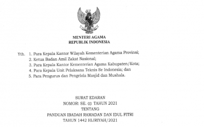 Panduan Ibadah Ramadhan Dan Idhul Fitri 1442 H/2021