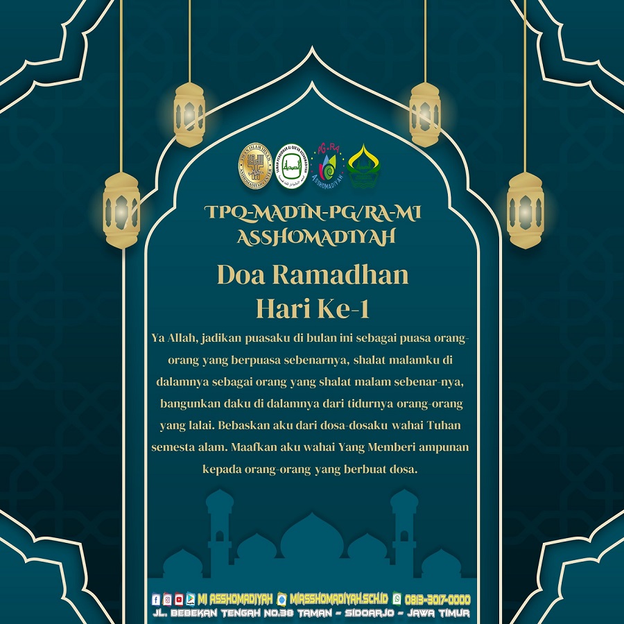 Doa Hari ke-1 Puasa Ramadhan