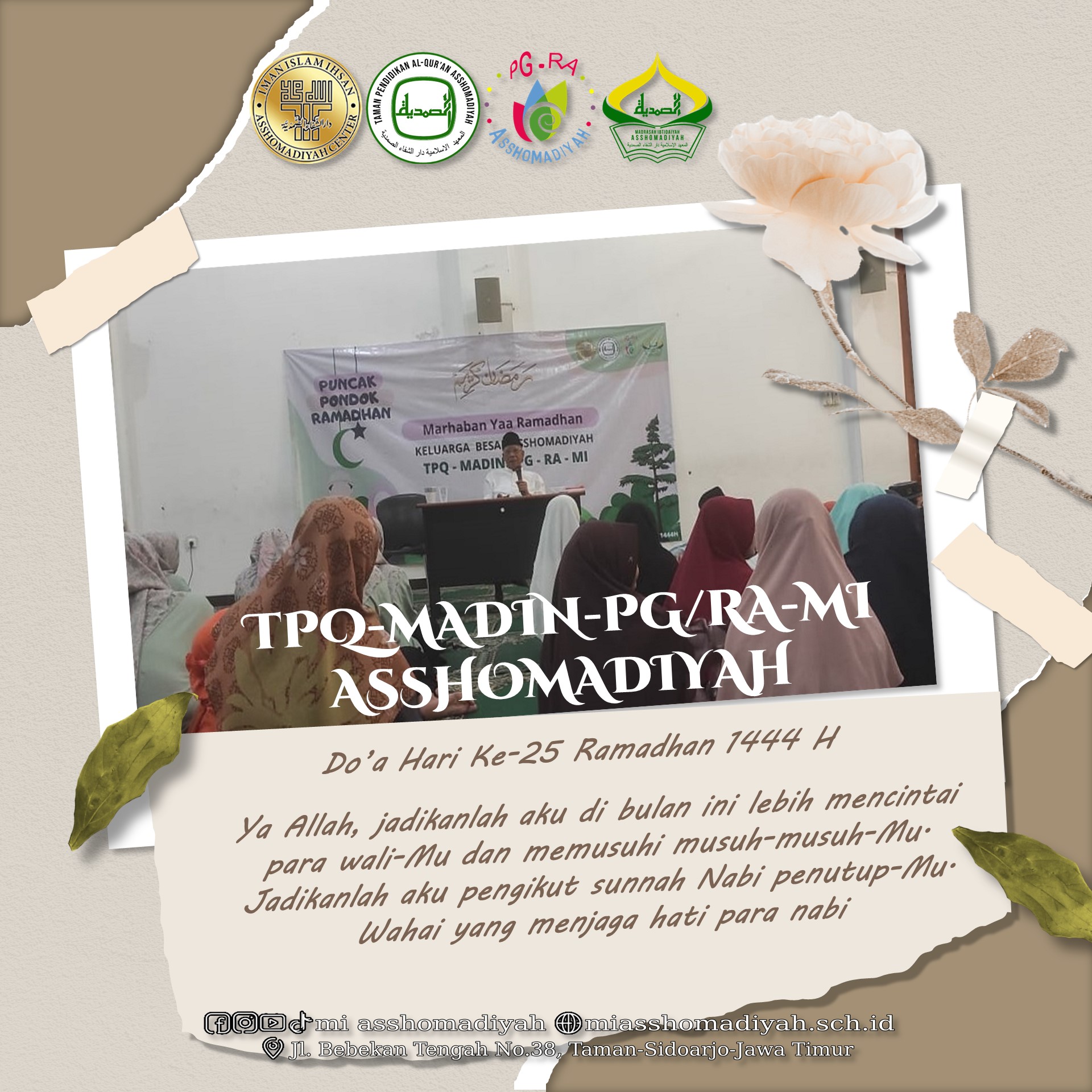 Doa Hari ke-25 Puasa Ramadhan