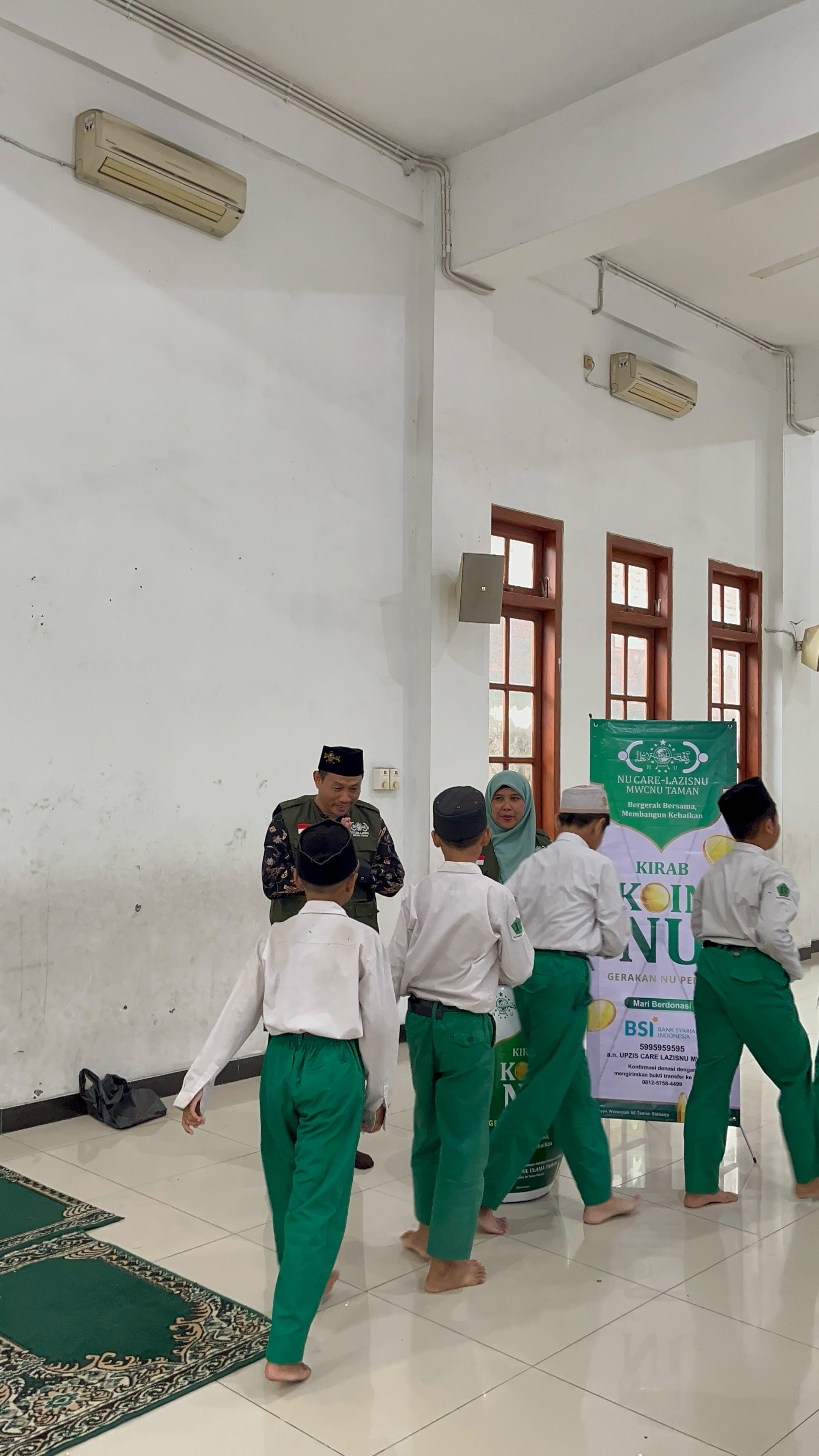 LAZISNU TAMAN Gelar Kirab Koin NU Sambut Nisfu Syaban