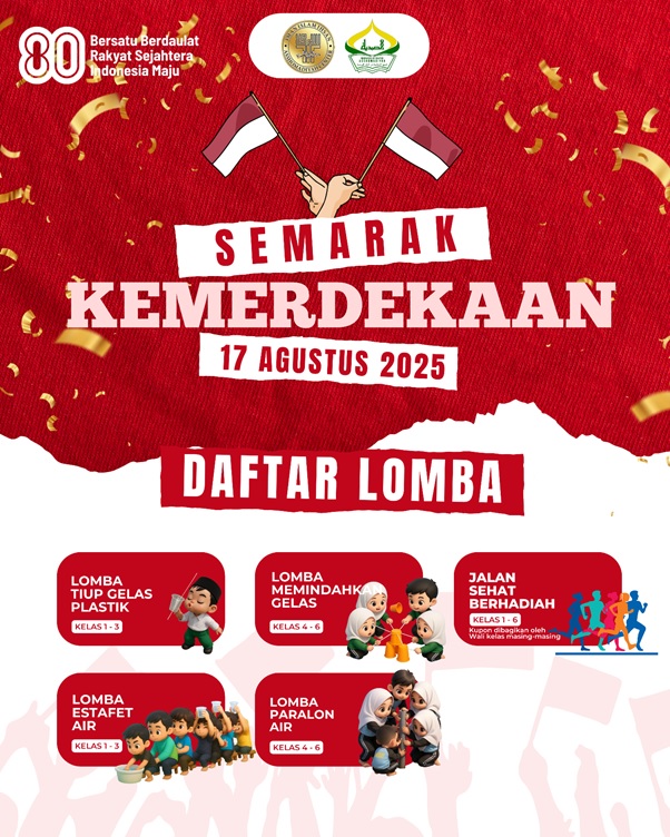 Semarak Kemerdekaan 80 tahun Republik Indonesia MI Asshomadiyah