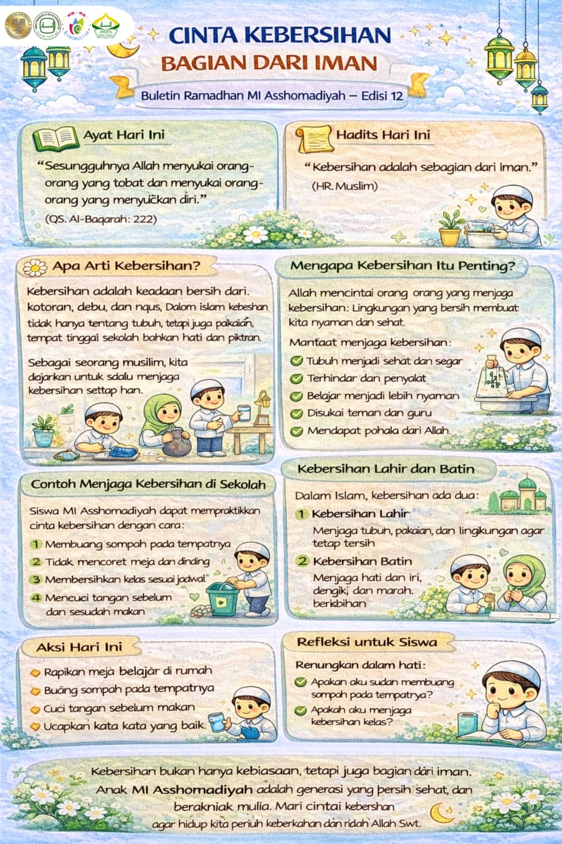 Buletin Ramadhan MI Asshomadiyah 1447 H/2026 M Edisi 12